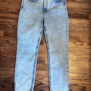 GAP Vintage Slim High Rise Jeans - Light Blue
